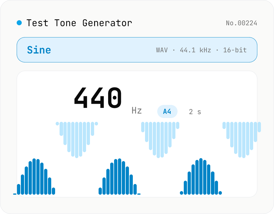Test Tone Generator
