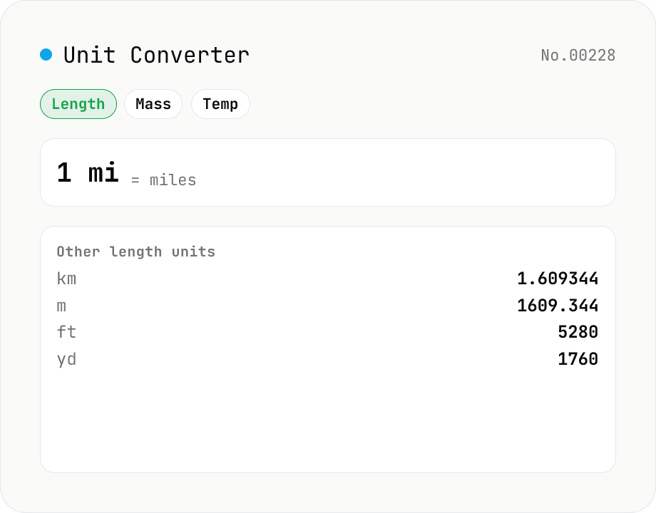 Unit Converter