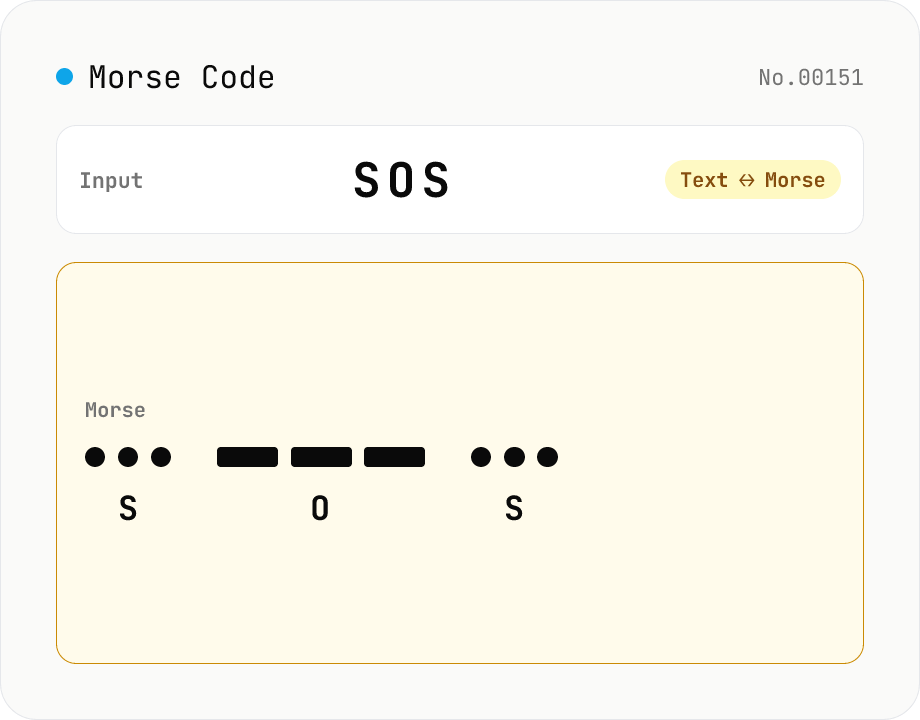 Morse Code Translator