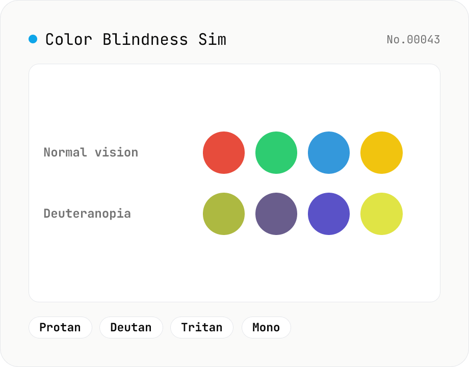 Color Blindness Simulator